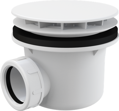 Сифон для душевого поддонa Alcaplast A49B белый