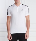 Поло EA7 - белый(3DPF23 PJ02Z)