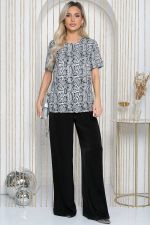 Блуза Эстер (черная) Б12116 LT Collection