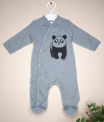 Комбинезон Панда (тёмно серый)