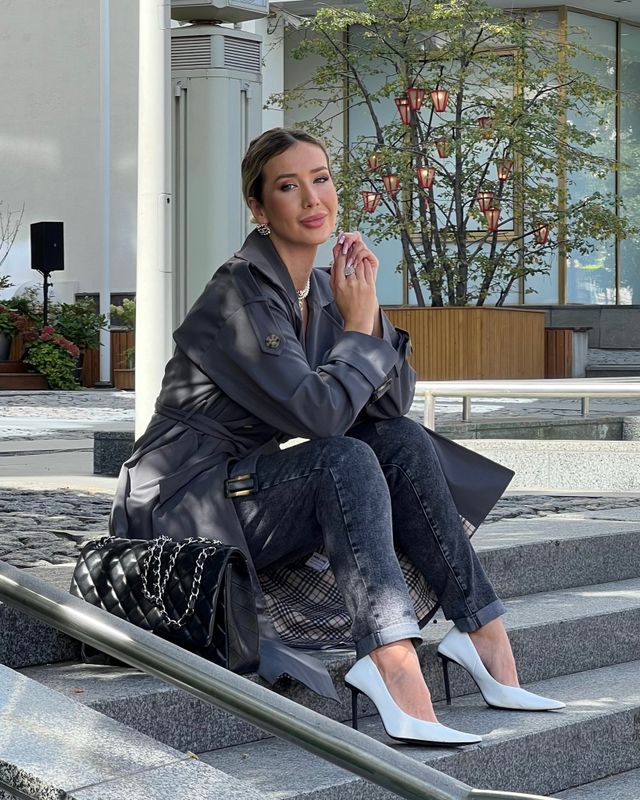 Тренч хлопковый двубортный