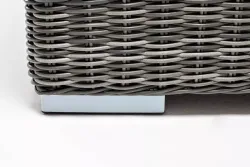 "Боно" лаунж-зона из искусственного ротанга, цвет графит