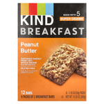 KIND Bars, Батончик для завтрака, арахисовая паста, 6 пакетиков по 50 г (1,76 унции)