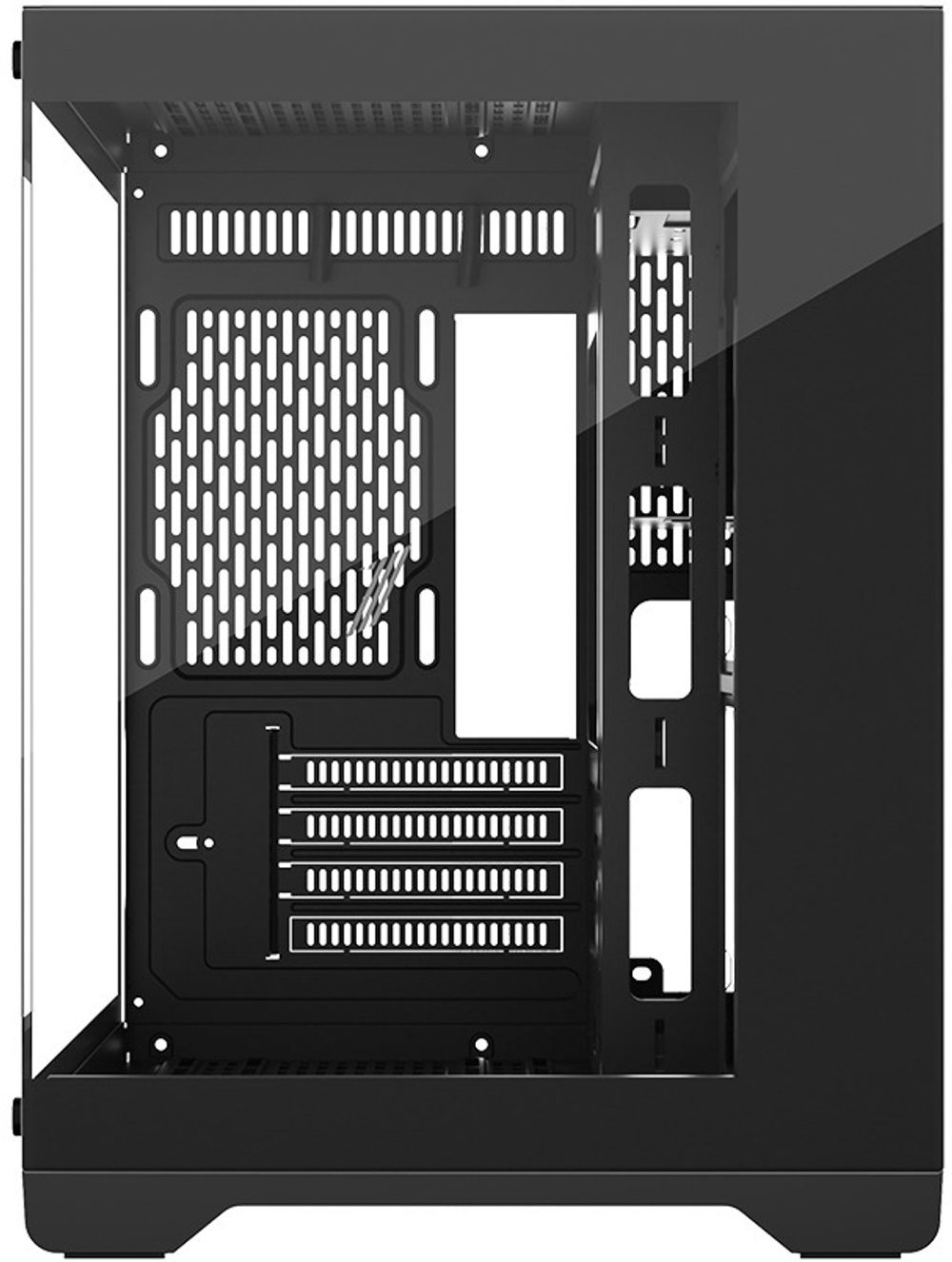 Корпус mATX 1STPLAYER MEGAVIEW MV6-TP ARGB Black