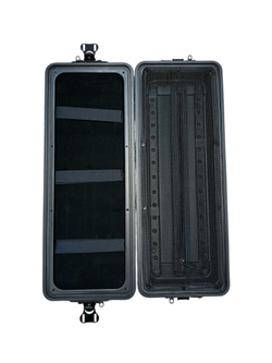 Короткий рэковый кейс 3 юнита 260мм LDPE +сумочка+ложемент в крышке| LDPE RACK3U260 | Внут. размеры 485*240*145мм