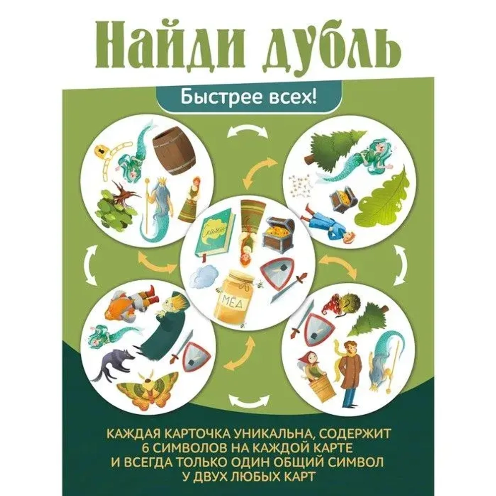 Настольная игра «Дубль для Лукоморье»