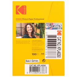 Фотобумага Kodak KPL46260 для струйной печати 4x6 Inkjet Paper Lustre 260 gsm 100 листов