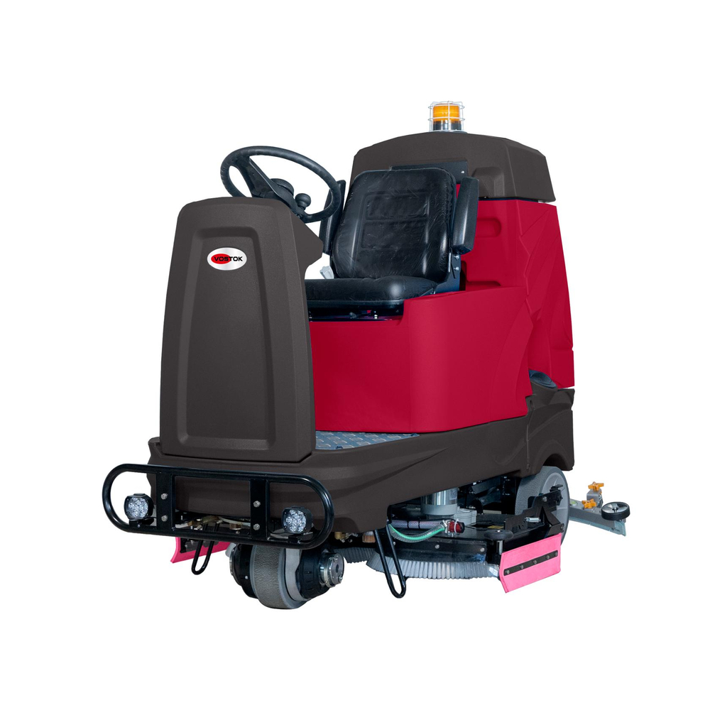 Аккумуляторная поломоечная машина с местом оператора Vostok BR200 (с литиевой АКБ 200 Ач) - 2х щетки