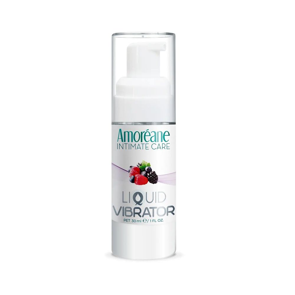 Жидкий вибратор со вкусом лесных ягод  Amoreane Berries - 30 мл.