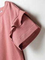 Футболка с крылышками "Пепельная роза"