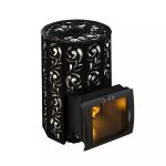 Дровяная банная печь Grill'D  Violet Short Window Max Pro