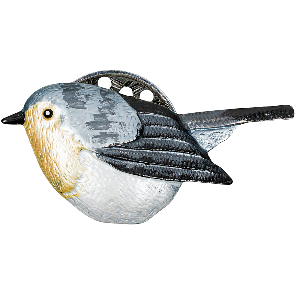 Брошь Shadore Птичка XZ1241.2 BW/S