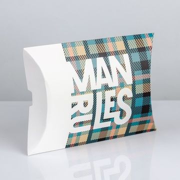 Коробка складная фигурная Man Rules, 26 × 19 × 4 см 3840994