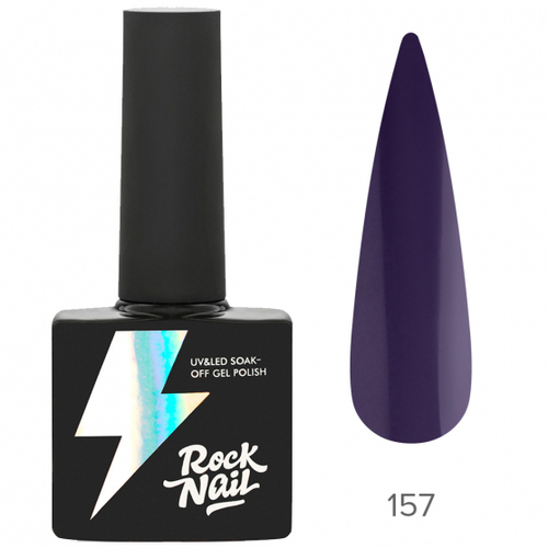 RockNail Гель-лак Basic 157 Grape Soda, 10 мл