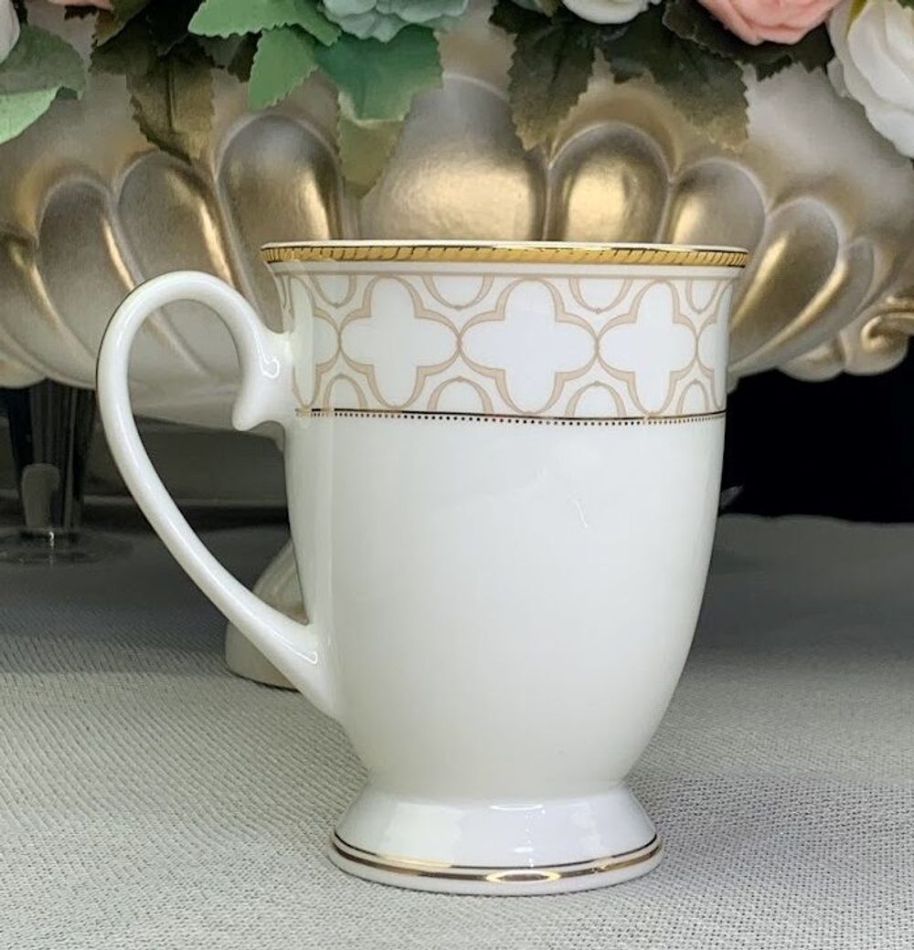 Lenardi 145-336 Кружка 350 мл ЖОЗЕФИНА в под.уп.(х36) Костяной фарфор