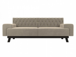 Диван прямой Мюнхен Люкс, Бежевый, Микровельвет, 109128