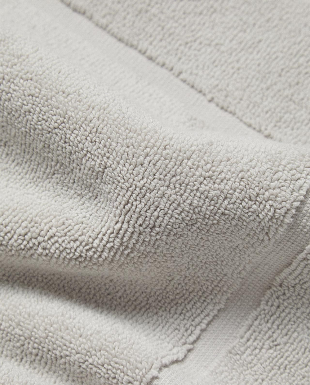 Zara Home - Нескользящий коврик для ванной из хлопка, серый, 55x80 см