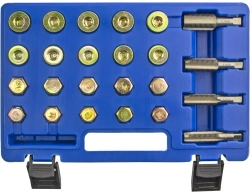 Набор для восстановления резьбы маслосливных отверстий, М13-М20, 64предмета., ZIPMEND