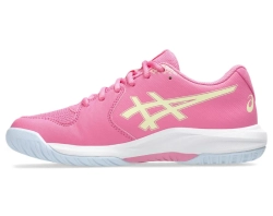 Детские Кроссовки теннисные  Asics Gel-Dedicate 9 GS - dragon fruit/soft yellow
