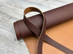 Ременная кожа Epsom Cognac (2,8+ мм), цв. Коричневый