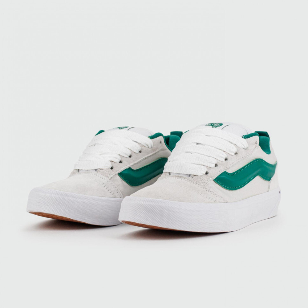 кеды Vans Knu Skool Grey / Green / White Wmns