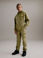 Толстовка с капюшоном и джоггеры в комплекте для мальчика Next B66-391, Хаки