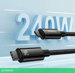 Кабель Baseus Type-C to Type-C 3m Black (CAWJ040201)
