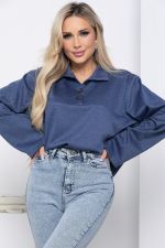 Джемпер "Свобода выбора" (синий) Б8575 LT Collection