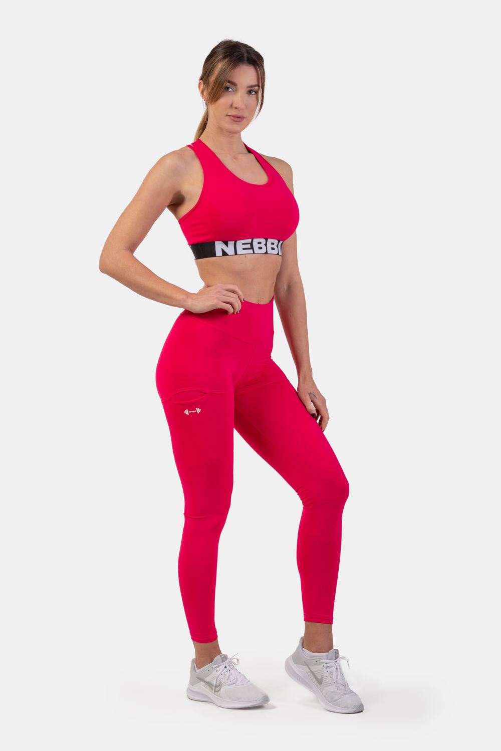 Лосины Nebbia Active High-Waist Smart Pocket Leggings 402 Pink