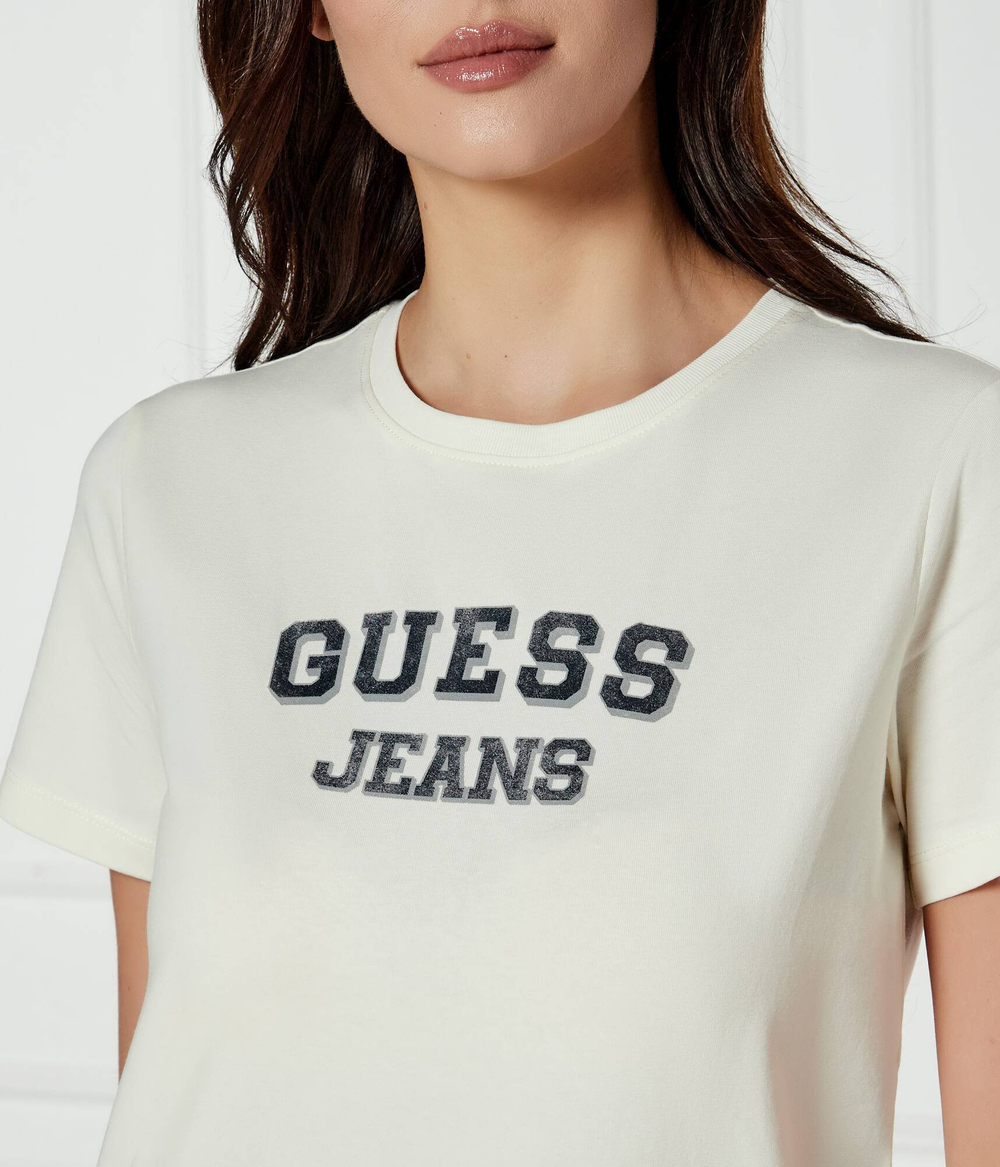 Футболка Guess Jeans - экрю(W4BI50 J1314)