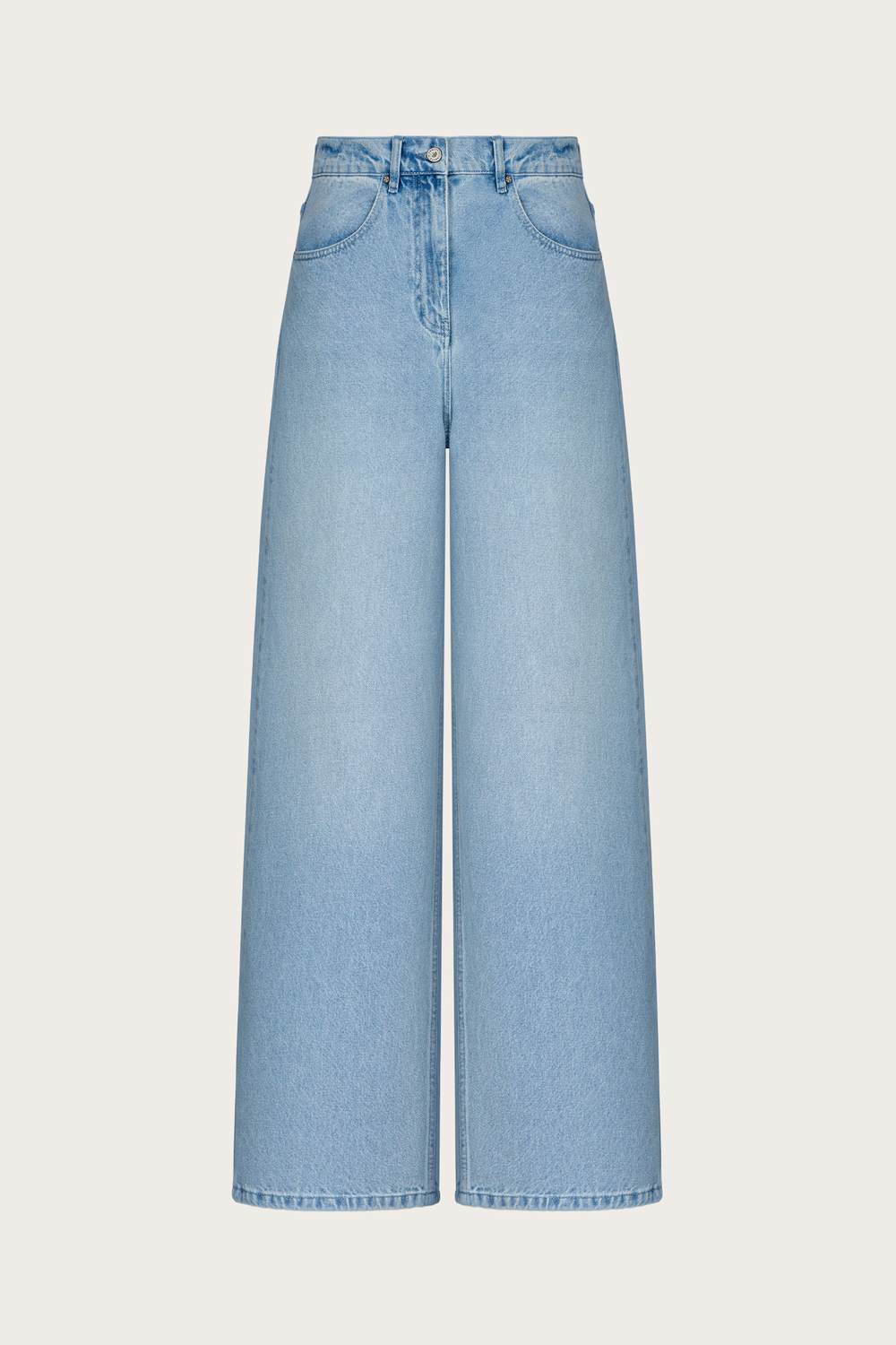 Джинсы из хлопкового денима