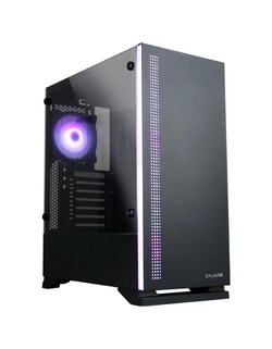 ZALMAN S5 Black, без БП, боковое окно (закаленное стекло), черный,  ATX