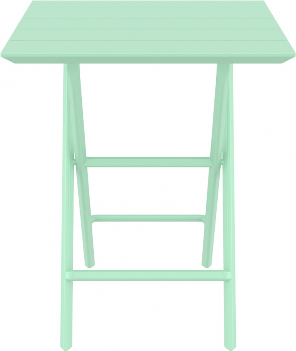 Стол пластиковый складной Siesta Contract Helen Folding Table 60, опаловый зеленый