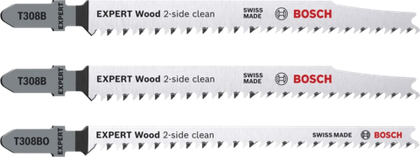 Набор пилок для лобзика T308B/ T308BO 2-side clean Wood Expert BOSCH 2608900559