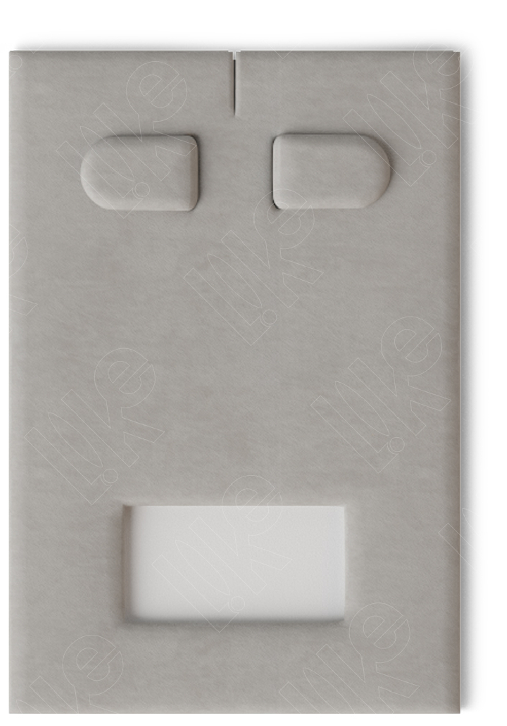 Вкладыш 05/наклонный/для серег/2 язычка/окошко для бирки/прорезь для нитки