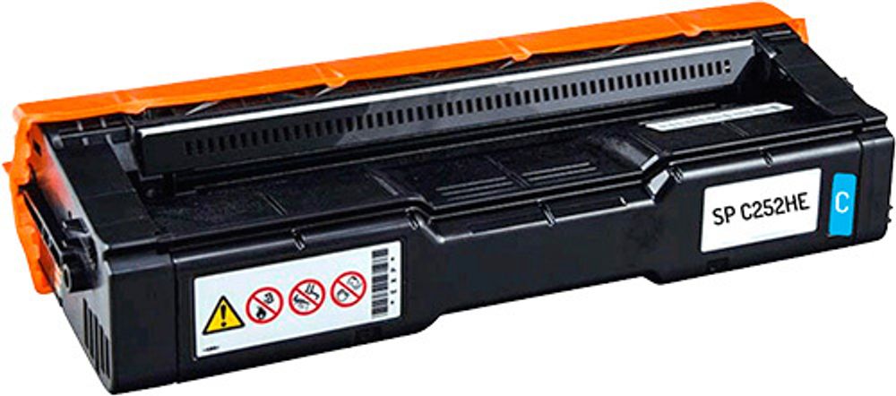 Картридж WBox, аналог Ricoh 407717 для SPC252/С262 (6К) Cyan