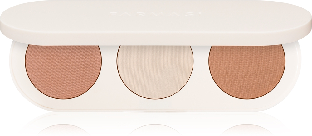 Farmasi 3-in-1 - Палетка для контурирования лица, 13 g