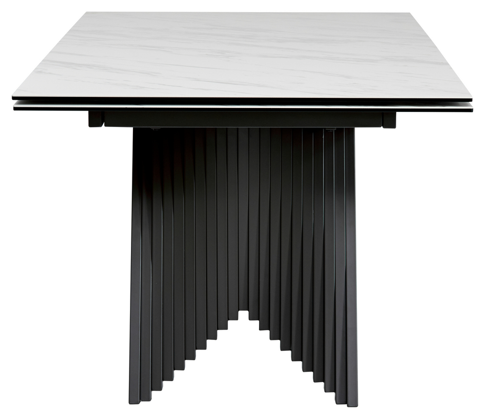 Стол М-City DISAUR Ивар (Ivar) 180 Kl-99 Белый мрамор, Итальянская керамика, темно-серый