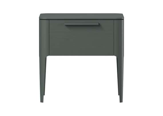Тумба прикроватная Type oak 1 ящик (темно-серый)