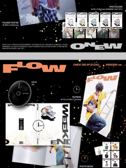 Альбом ONEW - FLOW 3rd Mini Album 2 Version SET