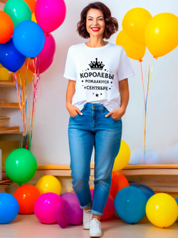 Подарочная футболка Королевы рождаются в ноябре