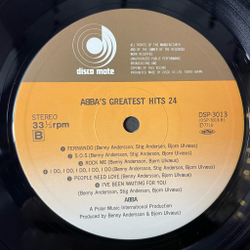 Винтажная виниловая пластинка LP ABBA АББА Хиты Greatest Hits 24 (Japan 1980) (Obi) Dancing Queen