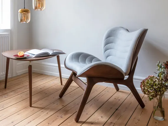 Журнальный столик Umage Hang Out, черный дуб, латунь