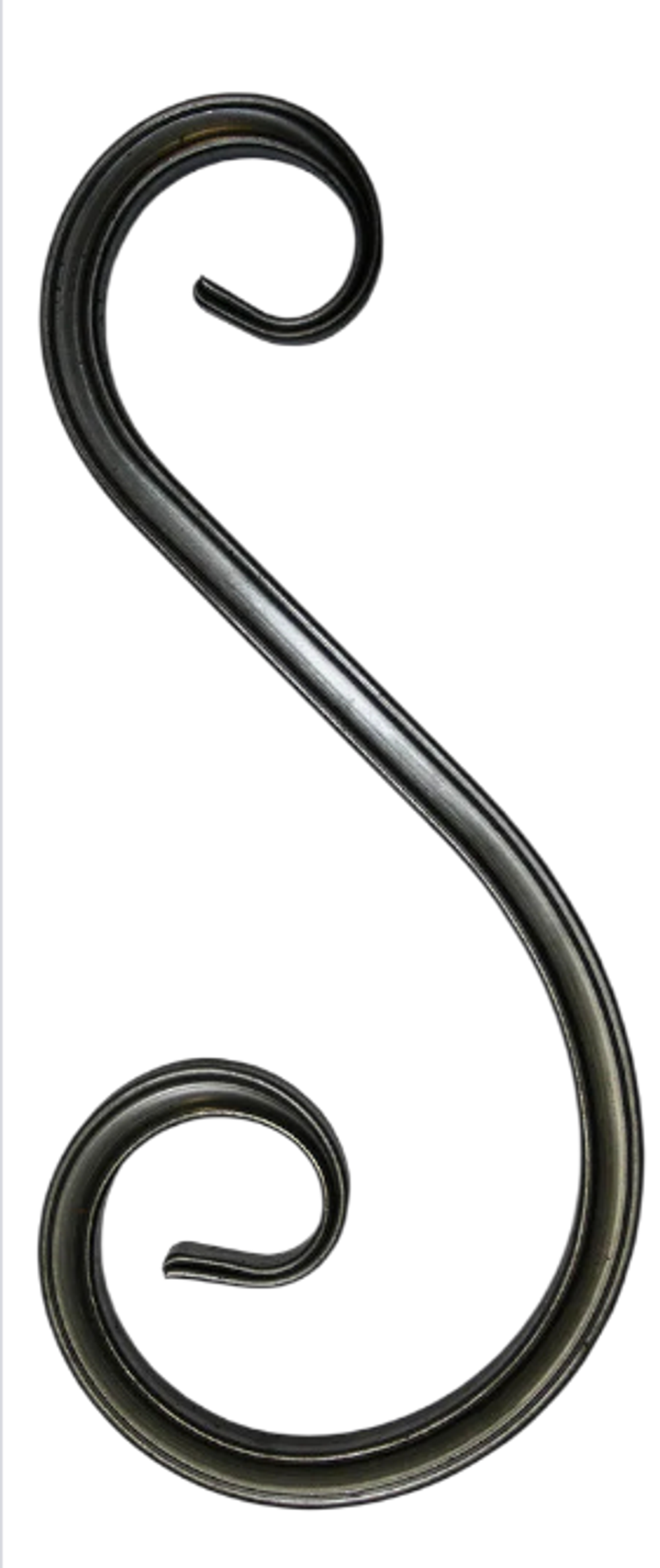 кованый элемент волюта 830х230х370