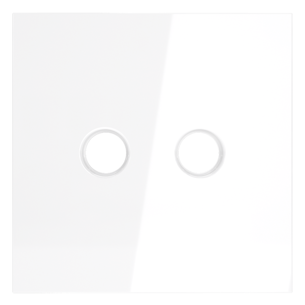 Накладка для розетки телевизионной оконечной TV+SAT, S70 (белый глянцевый)