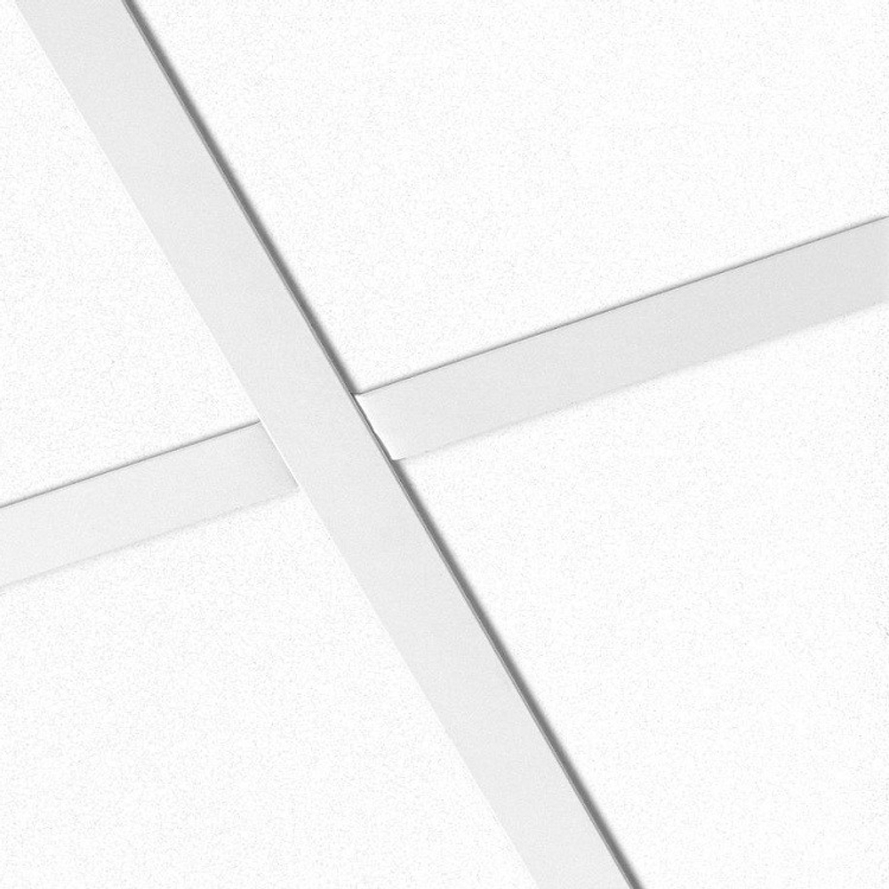 Панель потолочная Ecophon Focus A Т15 белый Frost 600х600х20 мм