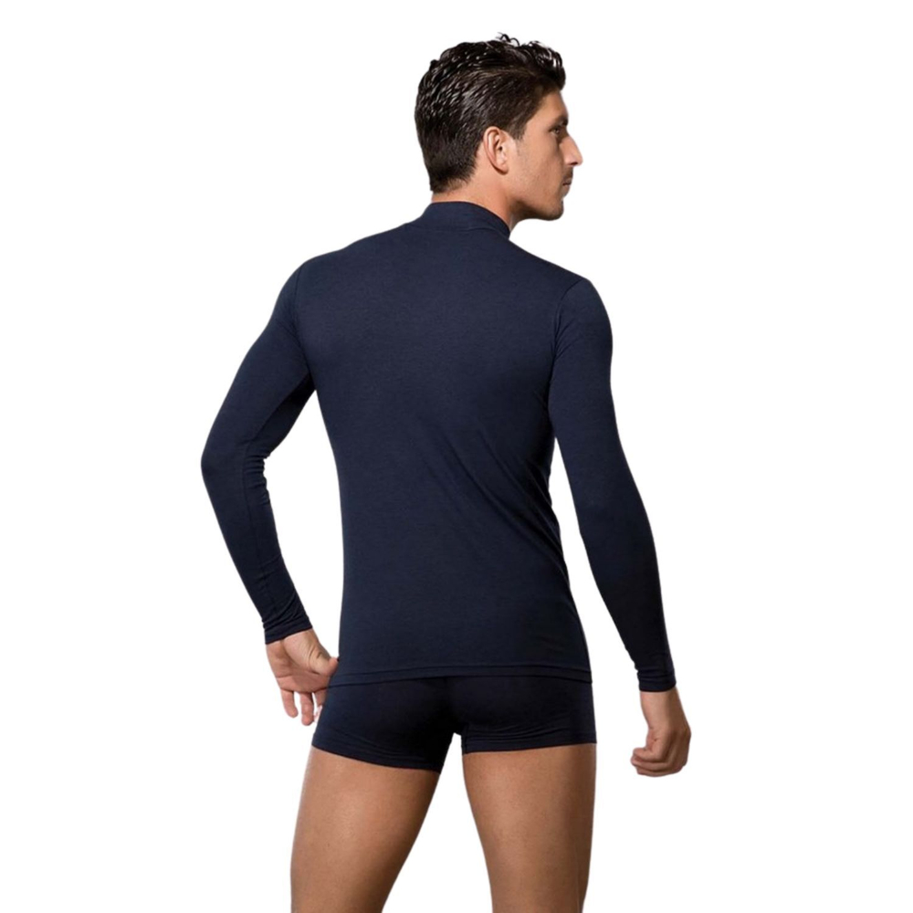 Лонгслив с воротником-стойкой Doreanse Modal Basic (Размер: L) (Цвет: черный)