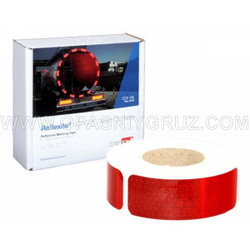 Красная светоотражающая лента 104R для контурной маркировки цистерн