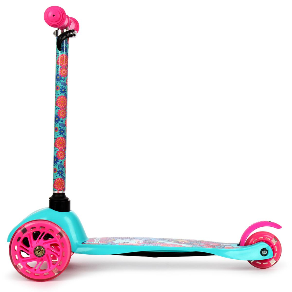 Самокат 3кол. Энчантималс, 120 и 80 мм, арт. S00022-ENC