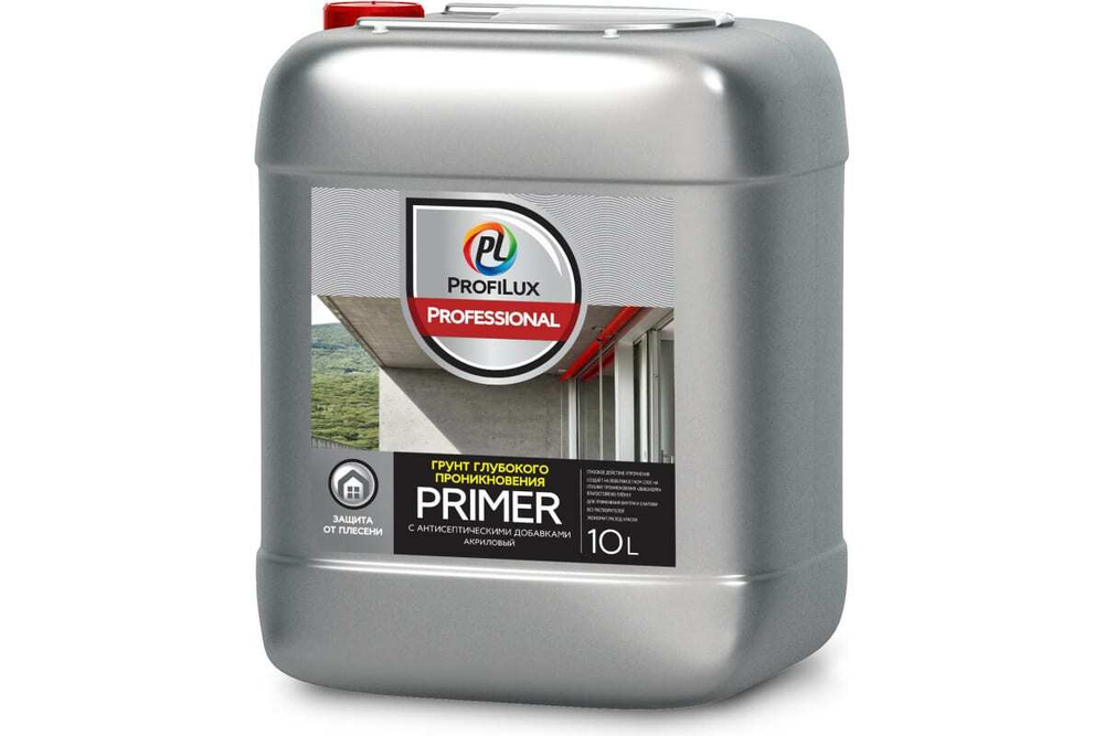Грунт глубокого проникновения с антисептическими добавками акриловый Profilux Professional Primer